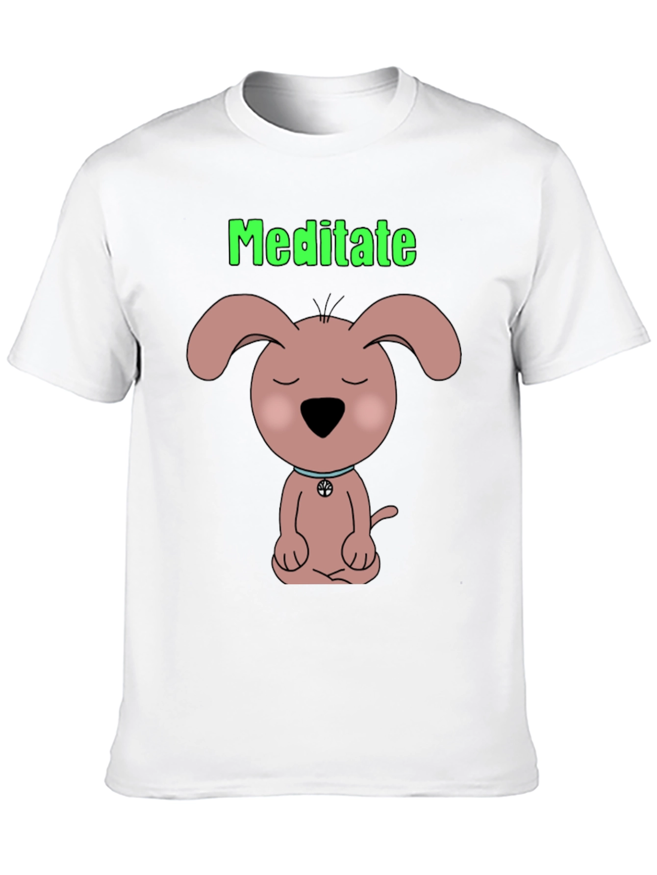 Camiseta Negra Meditación Canina