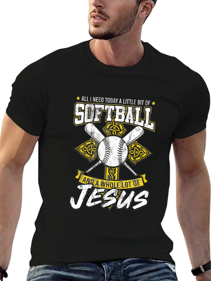 Camiseta Softball Jesús - Fe y Deporte