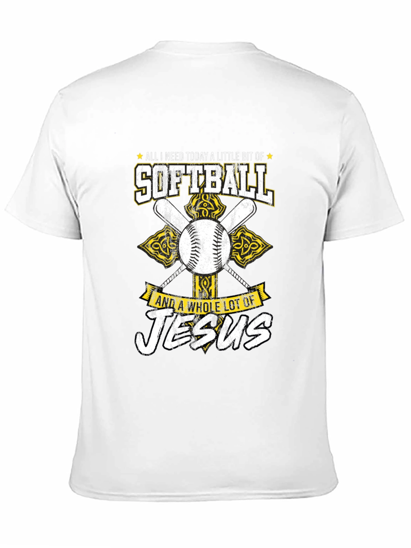 Camiseta Softball Jesús - Fe y Deporte