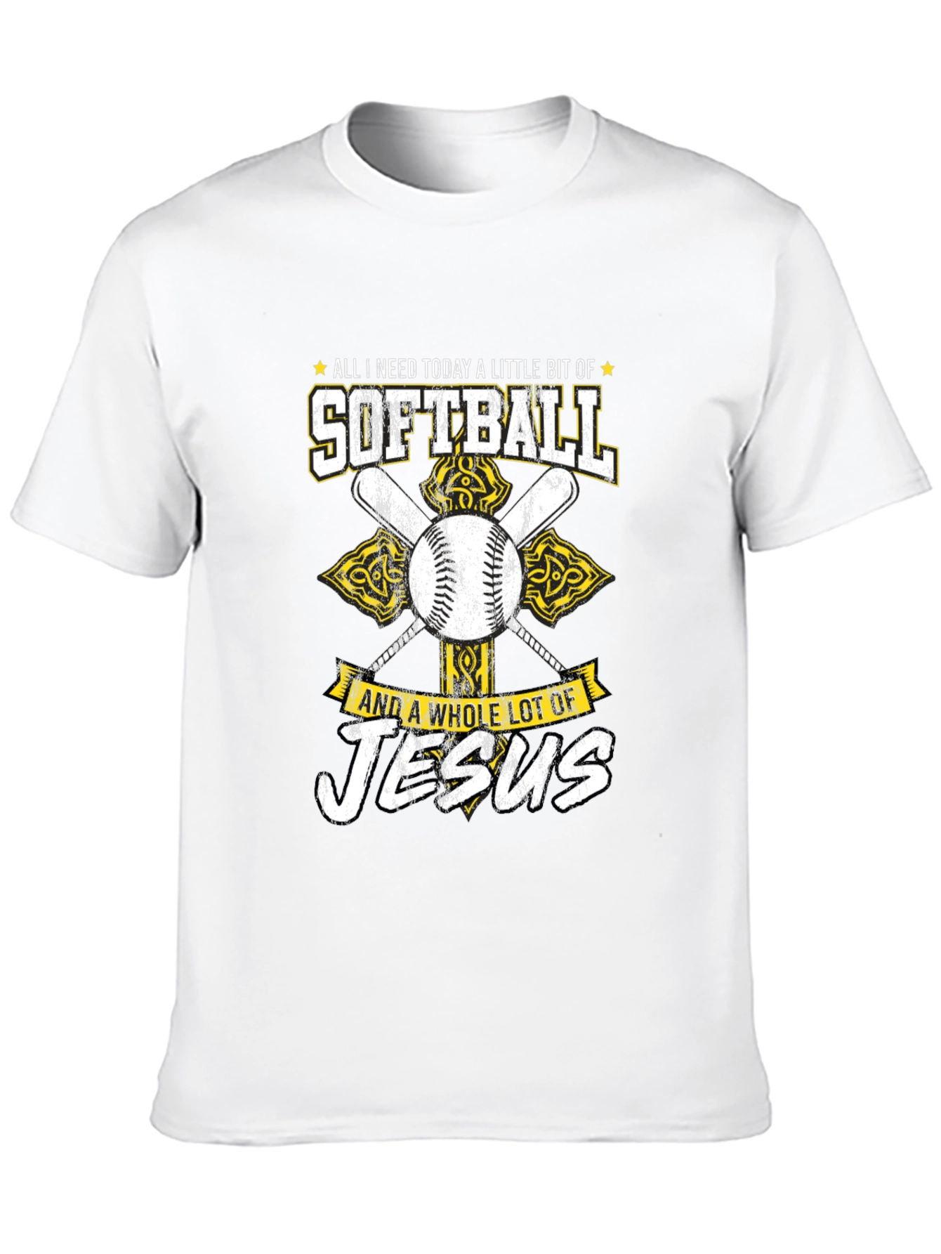 Camiseta Softball Jesús - Fe y Deporte