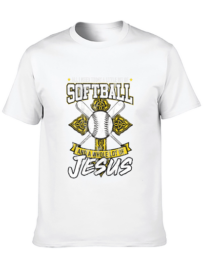 Camiseta Softball Jesús - Fe y Deporte