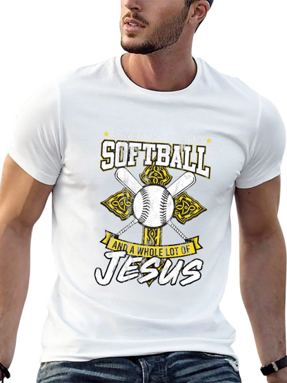 Camiseta Softball Jesús - Fe y Deporte