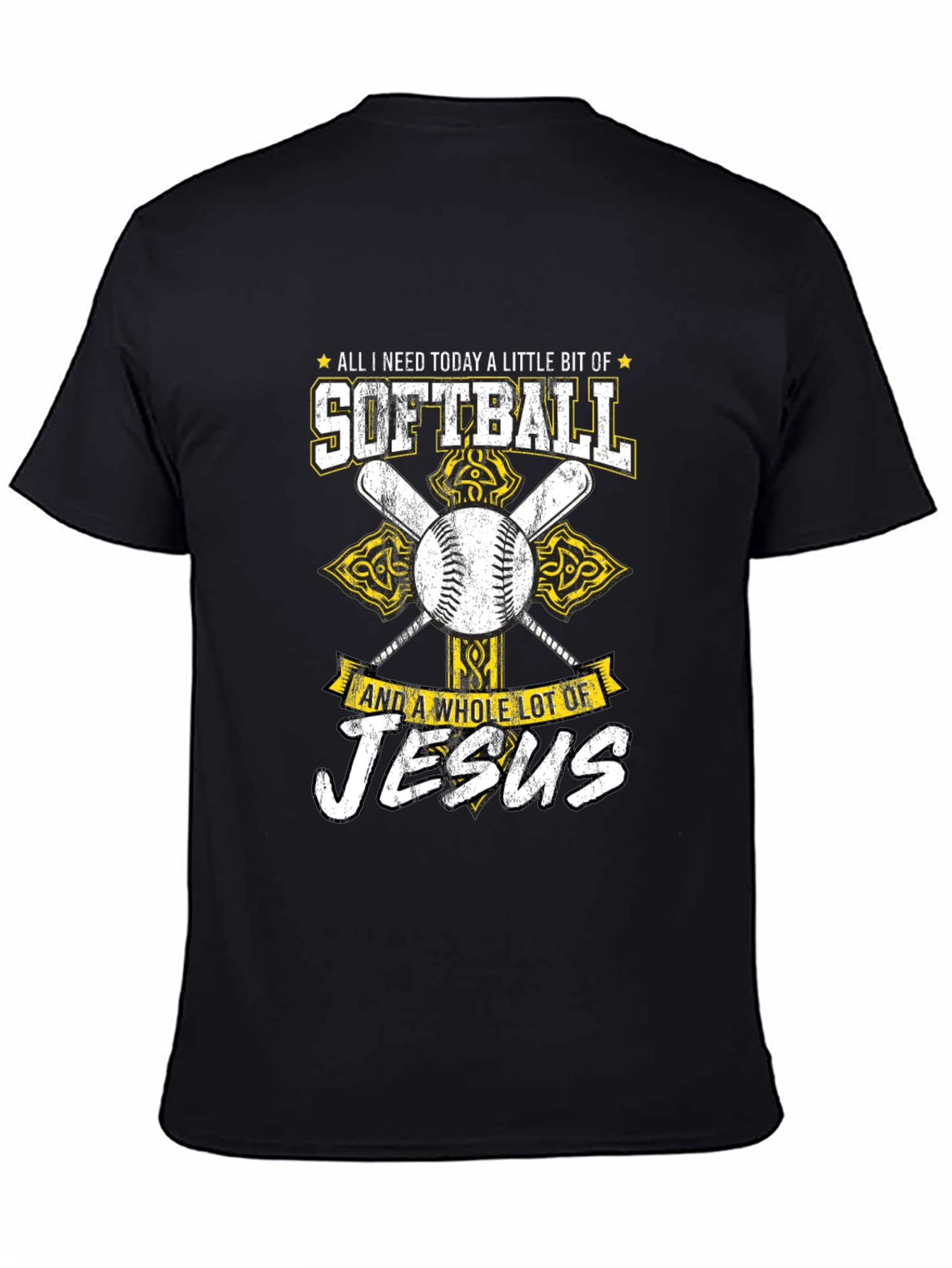 Camiseta Softball Jesús - Fe y Deporte