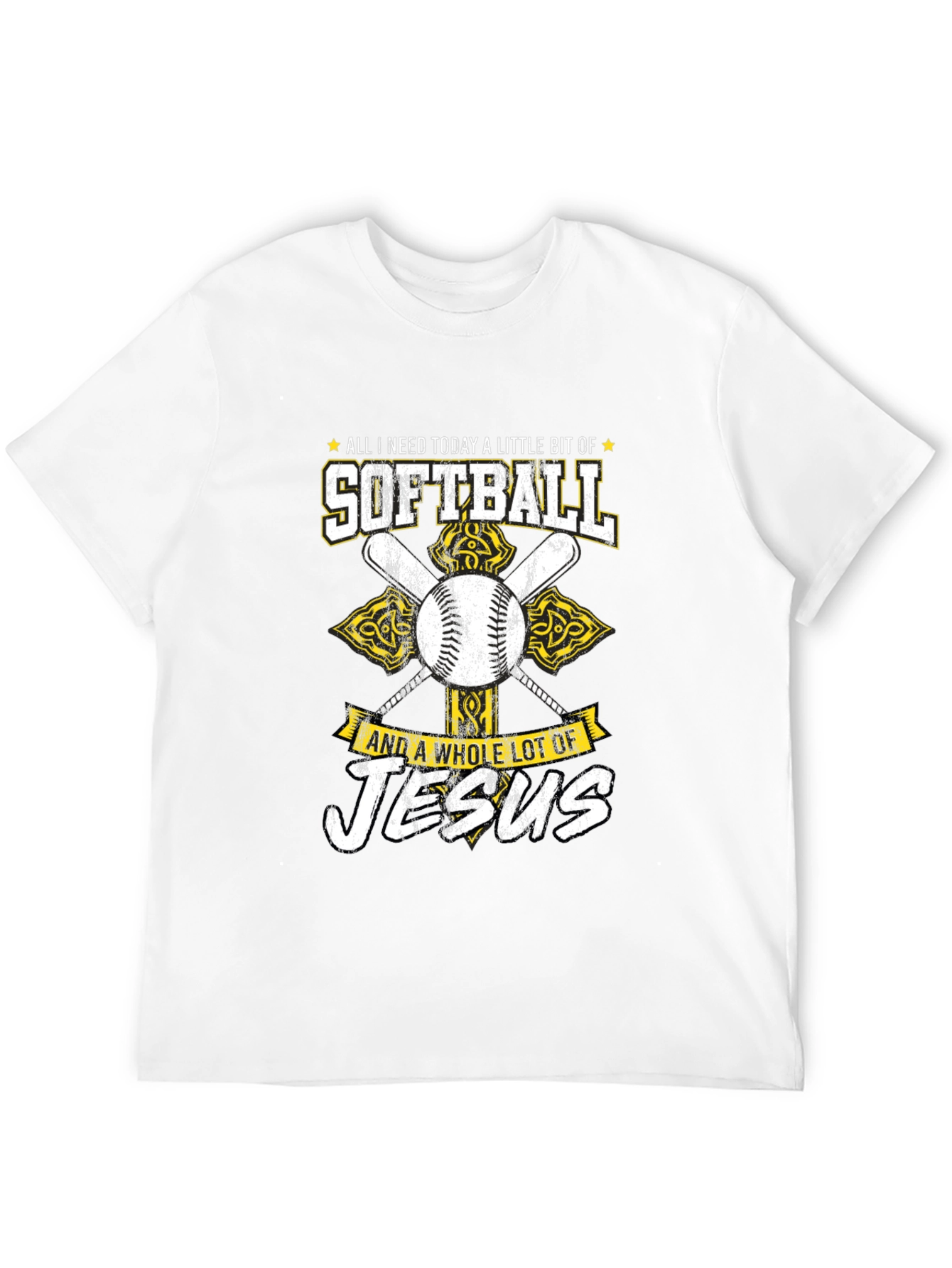 Camiseta Softball Jesús - Fe y Deporte