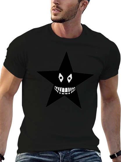 Camiseta Negra con Estrella Malvada