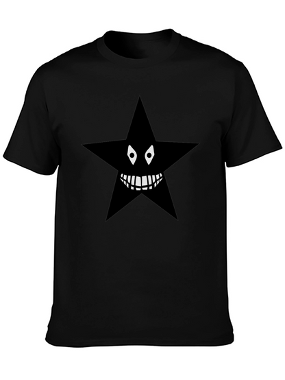 Camiseta Negra con Estrella Malvada