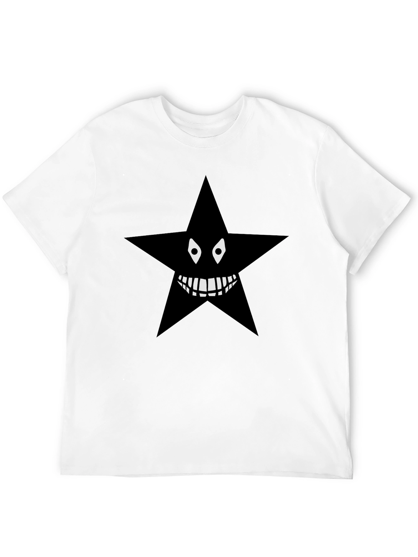 Camiseta Negra con Estrella Malvada