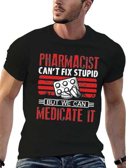 Camiseta Farmacéutico: No Curamos Medicamos