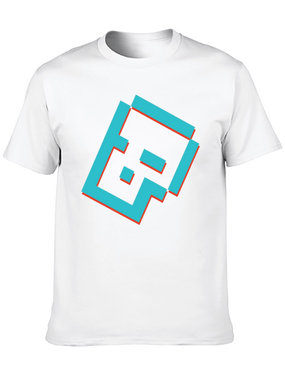 Camiseta Negra con Diseño Gráfico Retro
