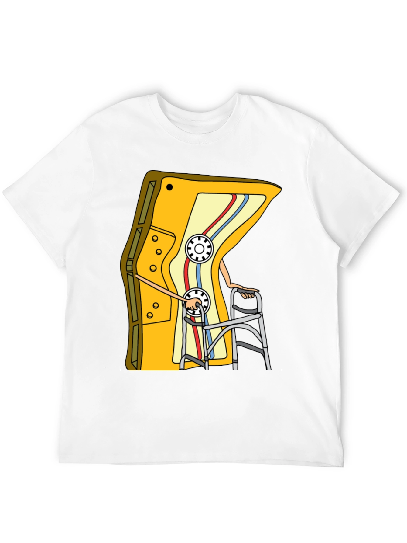 Camiseta Negra con Diseño de Cassette Retro