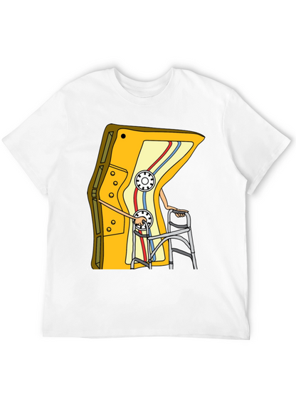 Camiseta Negra con Diseño de Cassette Retro