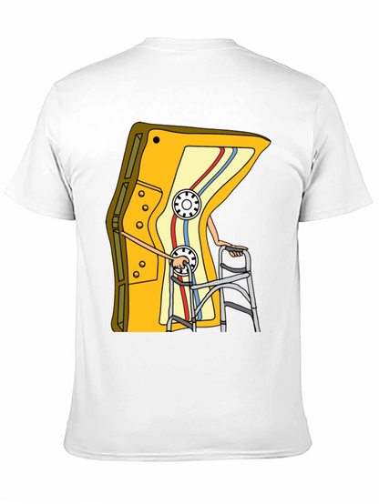 Camiseta Negra con Diseño de Cassette Retro