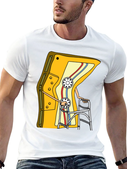 Camiseta Negra con Diseño de Cassette Retro