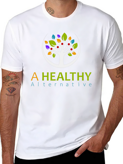 Camiseta Negra A Healthy Alternative