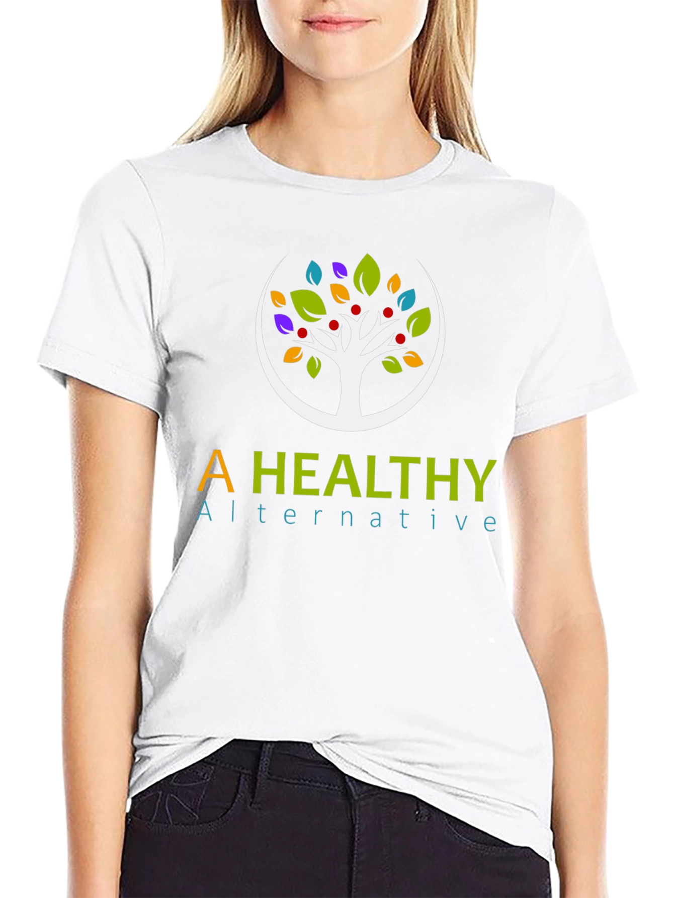 Camiseta Negra A Healthy Alternative