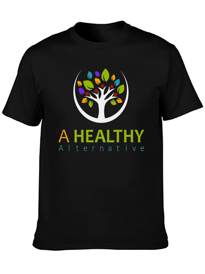 Camiseta Negra A Healthy Alternative