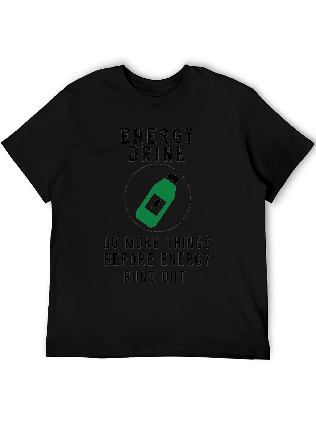 Camiseta Negra Energía Positiva