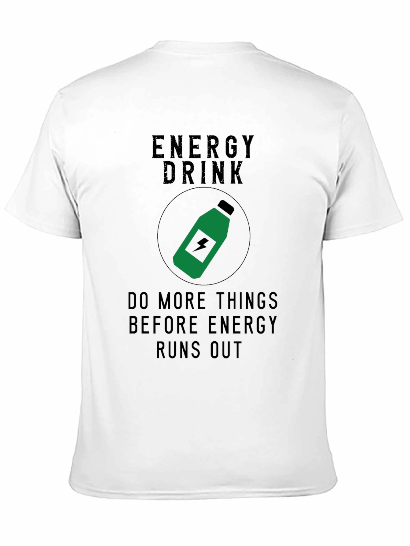 Camiseta Negra Energía Positiva
