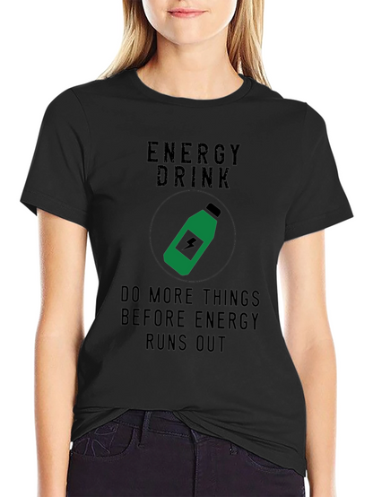 Camiseta Negra Energía Positiva