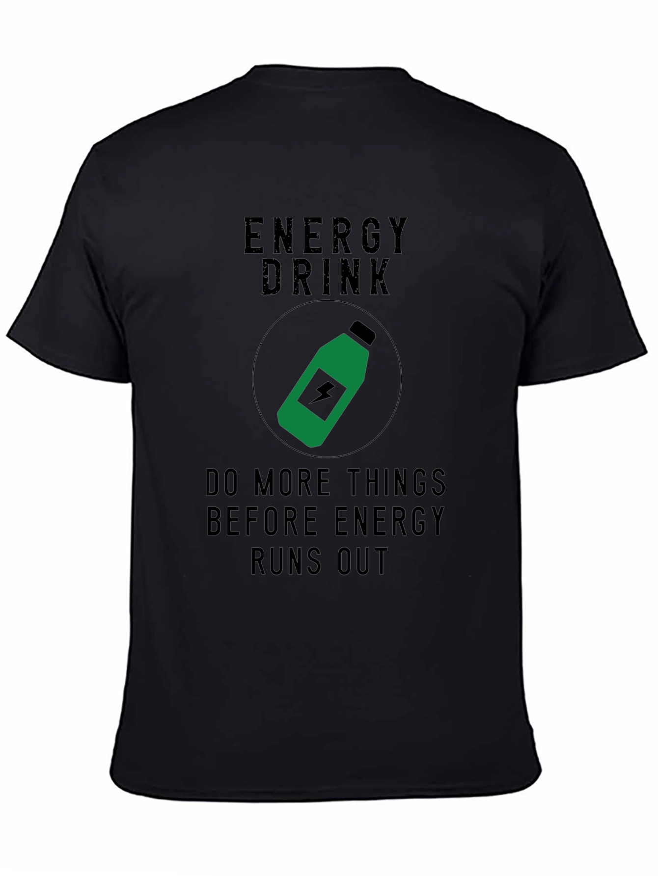Camiseta Negra Energía Positiva