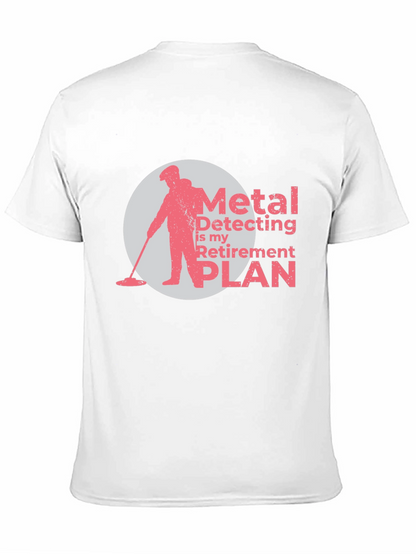 Camiseta Negra con Diseño de Detector de Metales