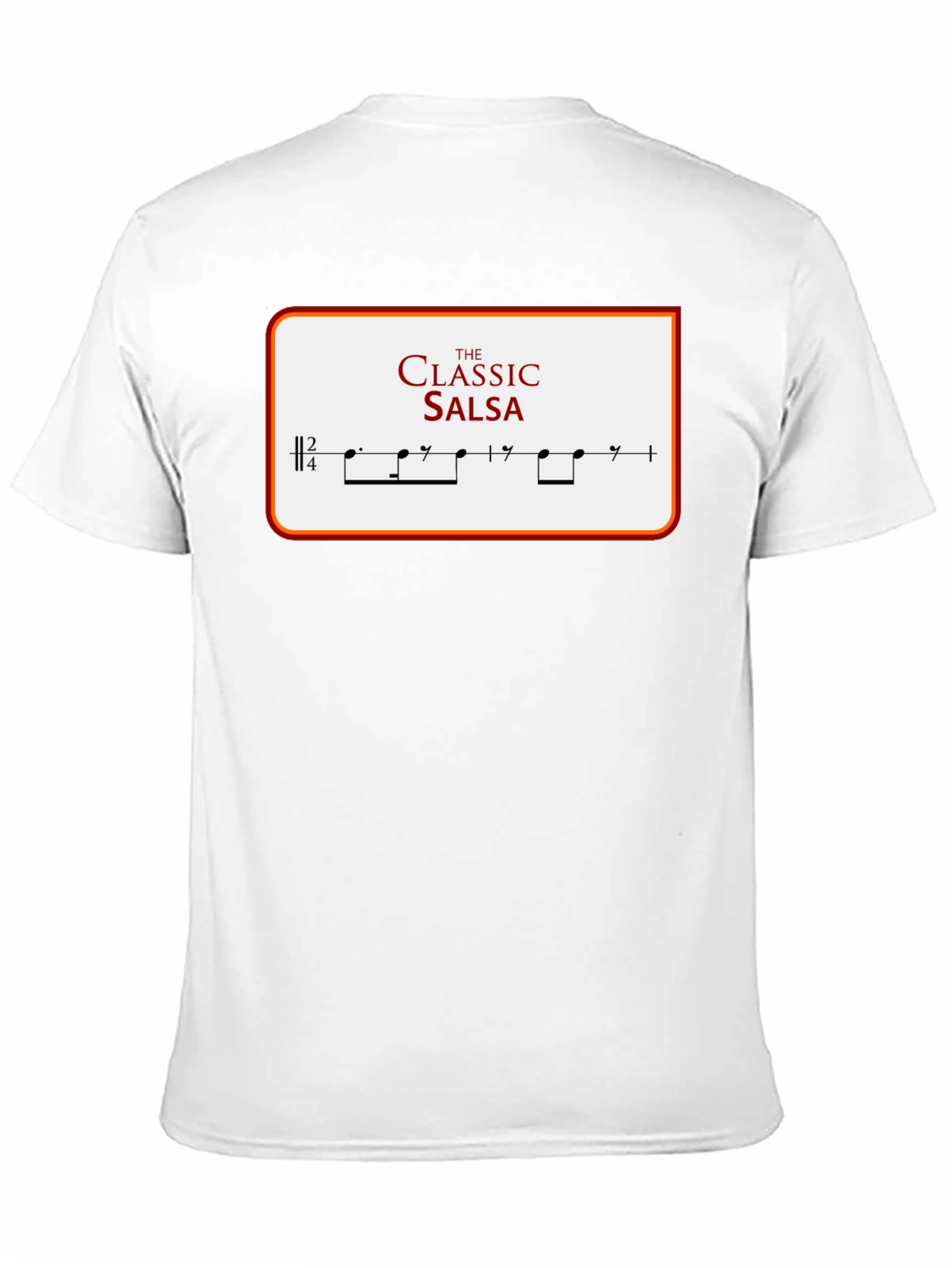Camiseta Clásica de Salsa con Diseño Musical