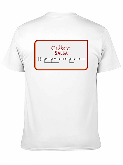 Camiseta Clásica de Salsa con Diseño Musical