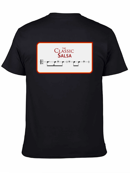 Camiseta Clásica de Salsa con Diseño Musical
