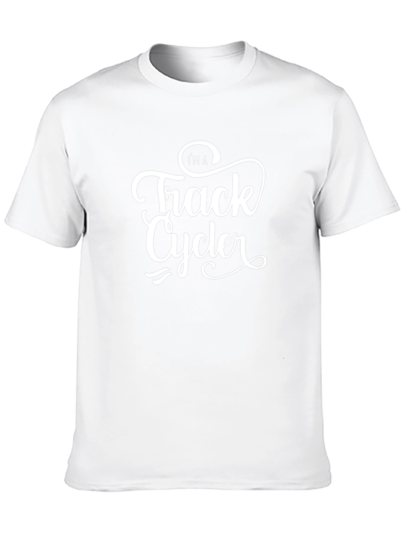 Camiseta Negra Track Cycler para Amantes del Ciclismo