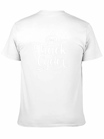Camiseta Negra Track Cycler para Amantes del Ciclismo