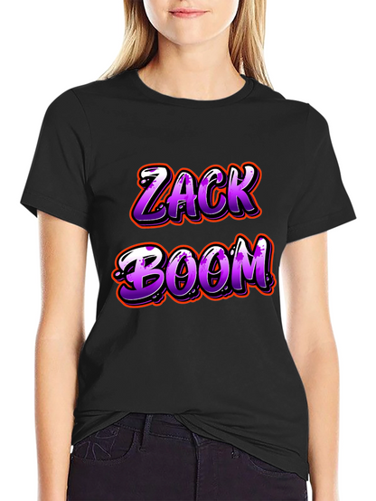 Camiseta Negra Zack Boom