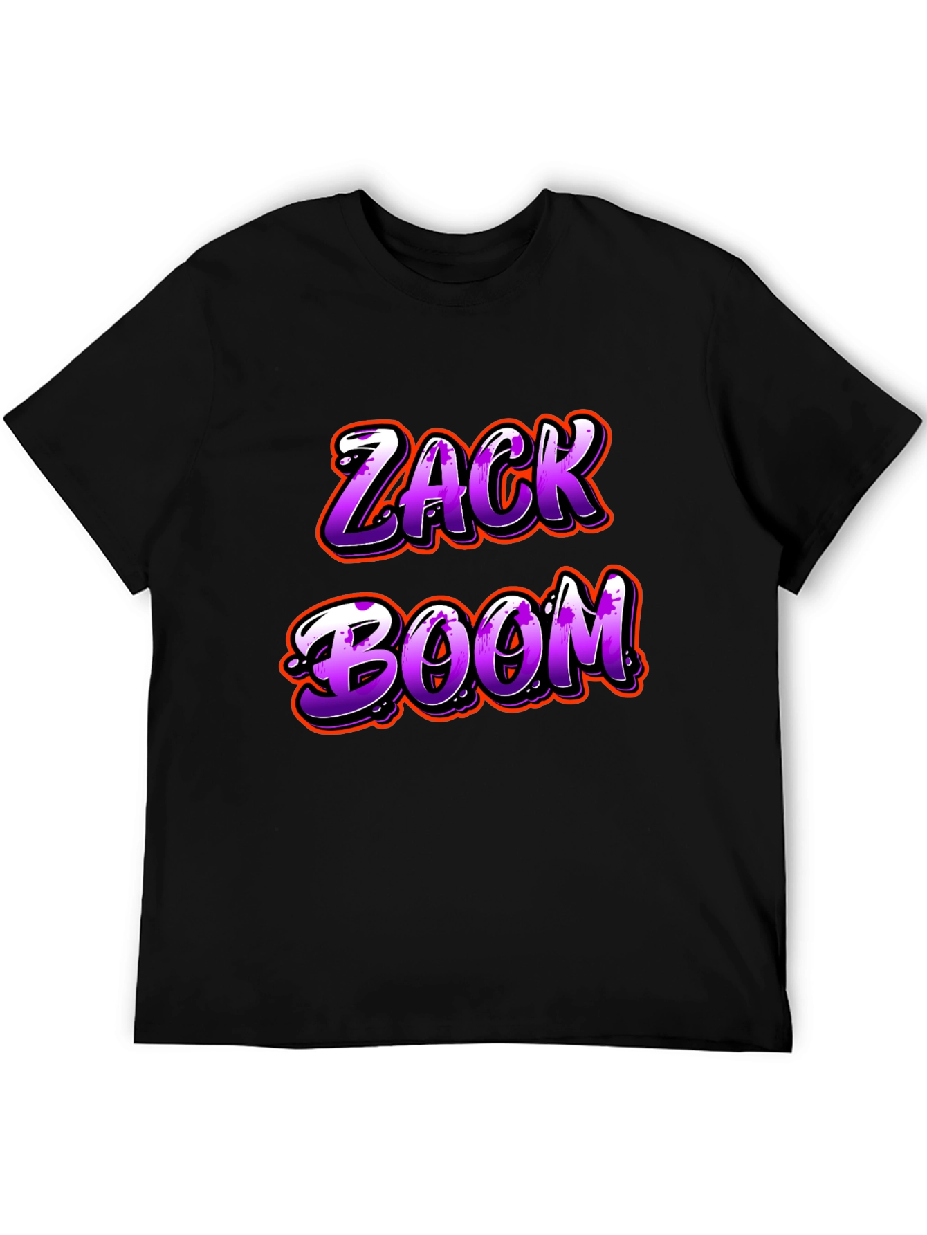 Camiseta Negra Zack Boom