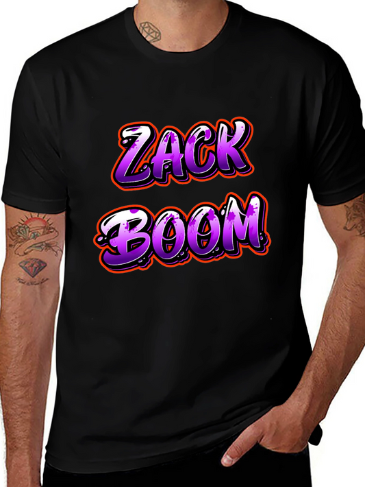 Camiseta Negra Zack Boom