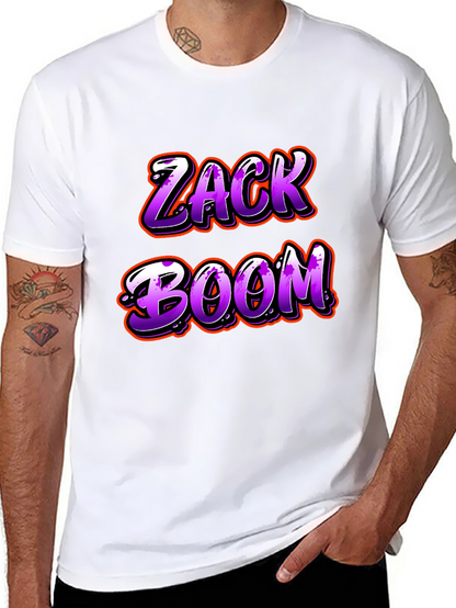 Camiseta Negra Zack Boom