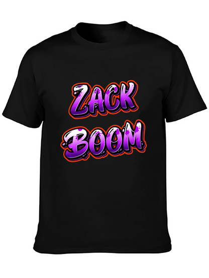 Camiseta Negra Zack Boom
