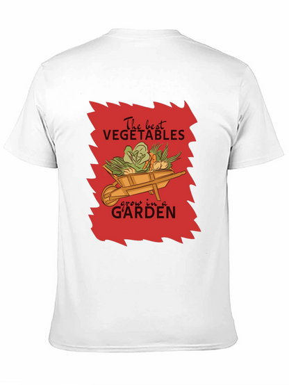 Camiseta Negra Jardinería The Best Vegetables