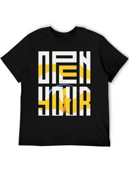Camiseta Negra Deportiva con Diseño de Voleibol