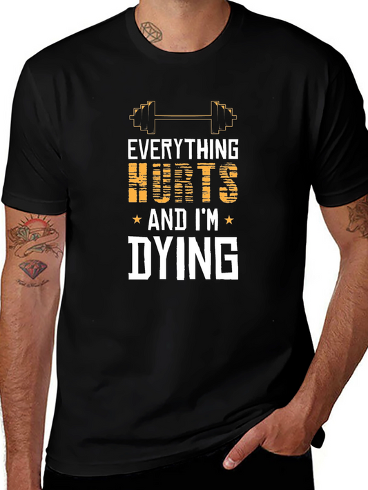 Camiseta Negra: Todo Duele ¡Me Muero!