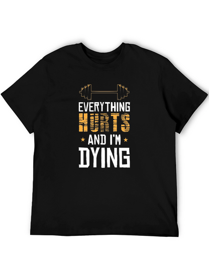 Camiseta Negra: Todo Duele ¡Me Muero!
