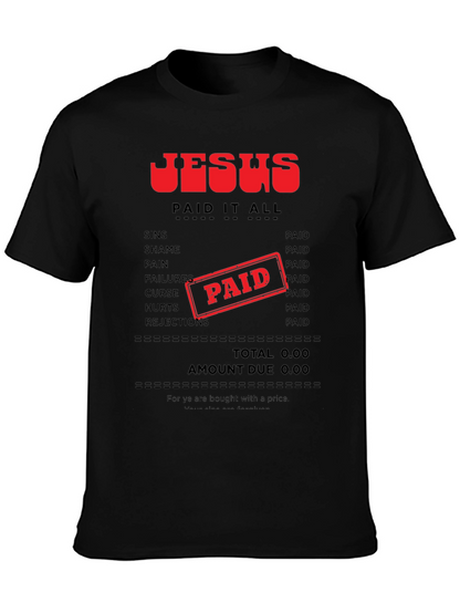 Camiseta Jesús Lo Pagó Todo - Fe Cristiana