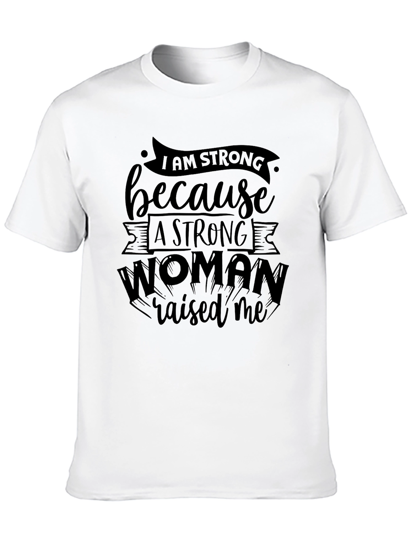 Camiseta Negra Mujer Fuerte
