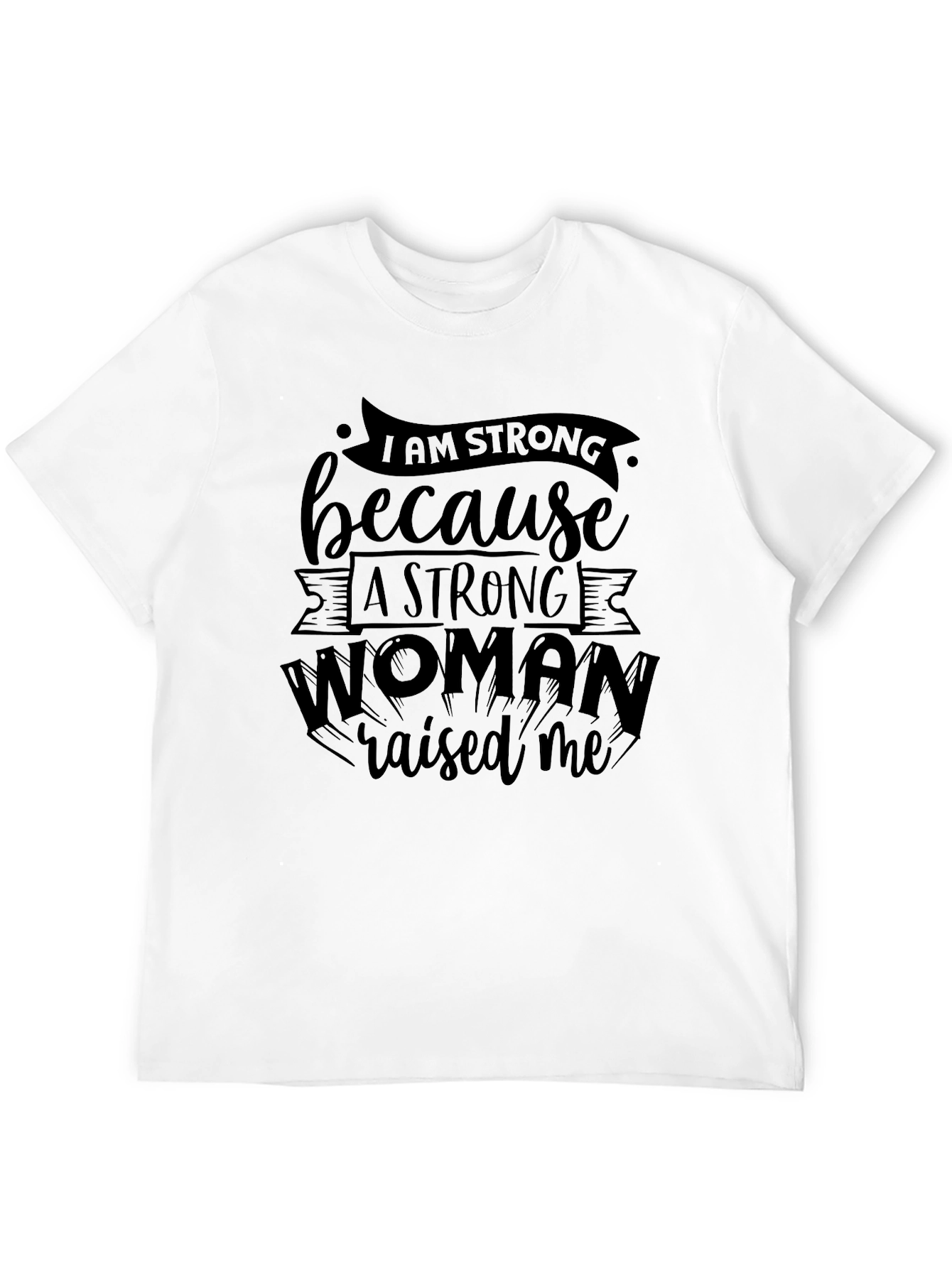 Camiseta Negra Mujer Fuerte