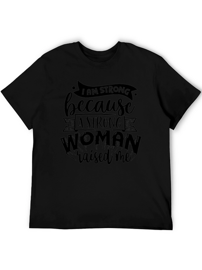 Camiseta Negra Mujer Fuerte