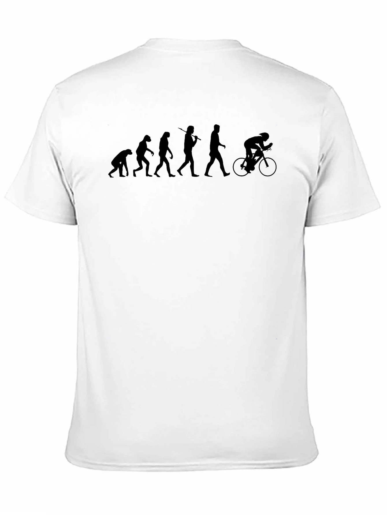 Camiseta Hombre Evolución Ciclismo Negra
