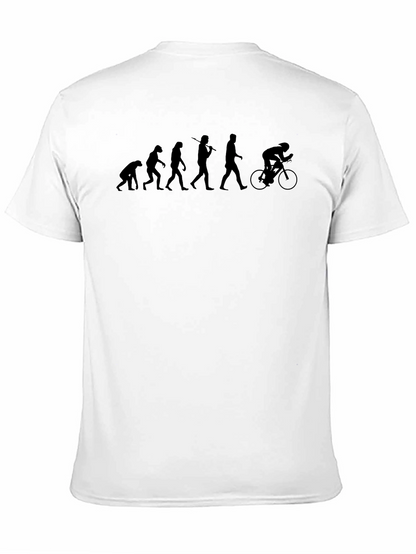 Camiseta Hombre Evolución Ciclismo Negra