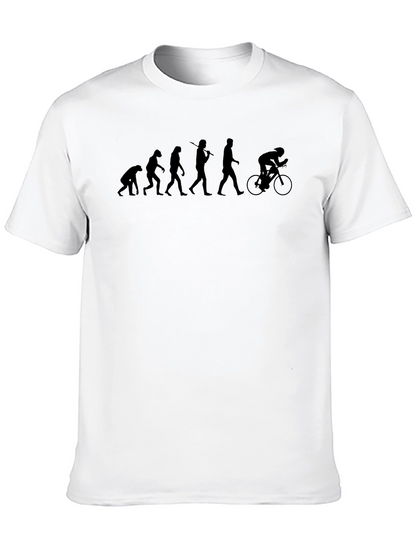 Camiseta Hombre Evolución Ciclismo Negra
