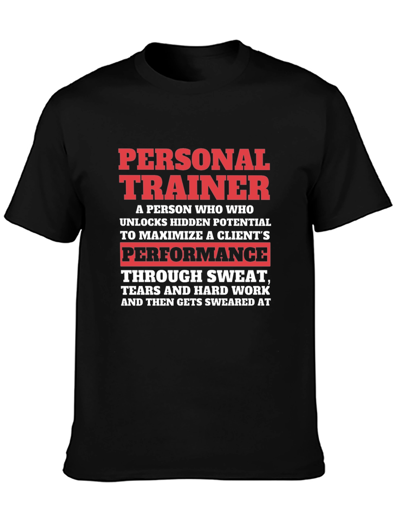 Camiseta Personal Trainer: Sacrificio y Resultados