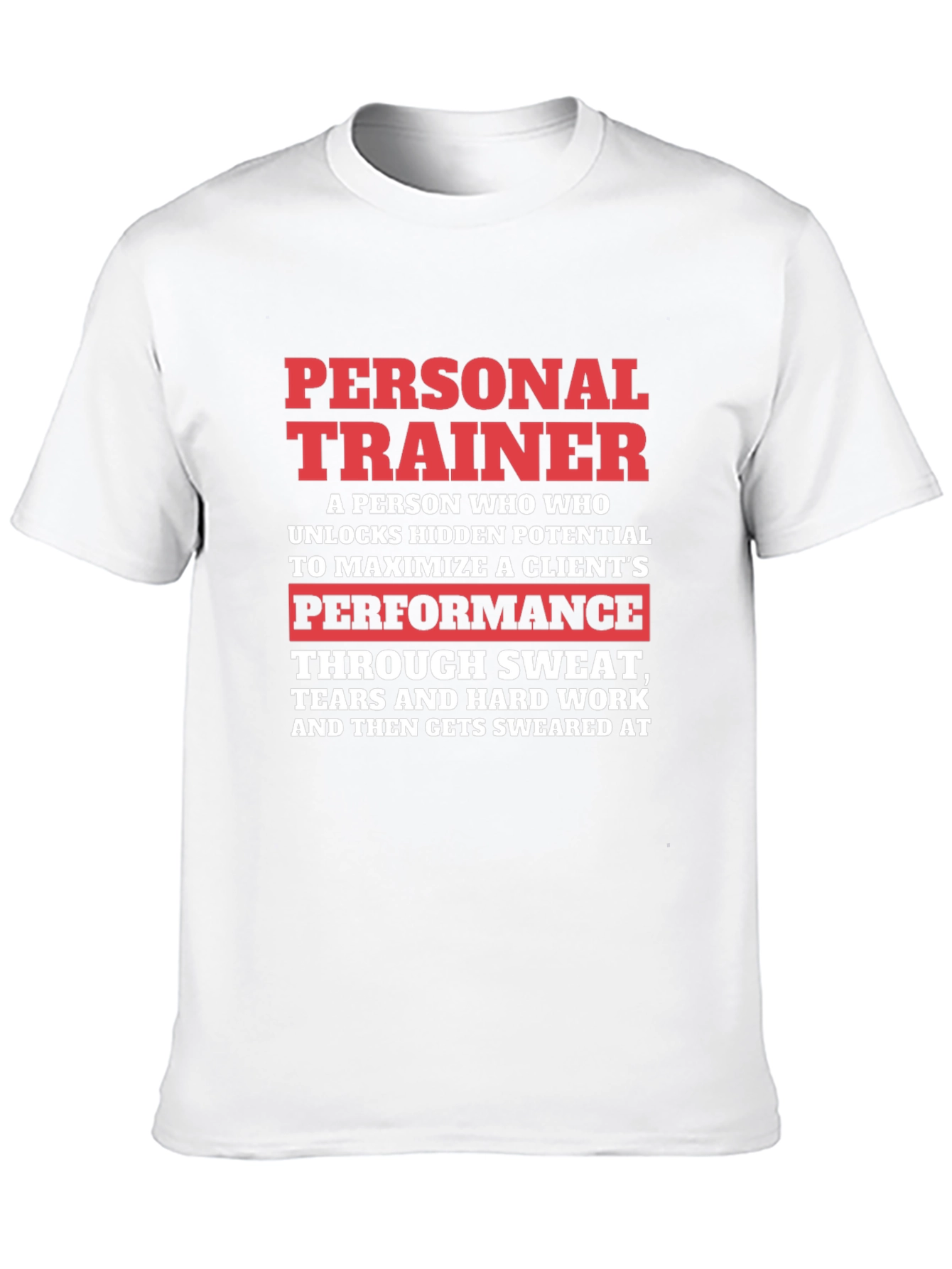 Camiseta Personal Trainer: Sacrificio y Resultados