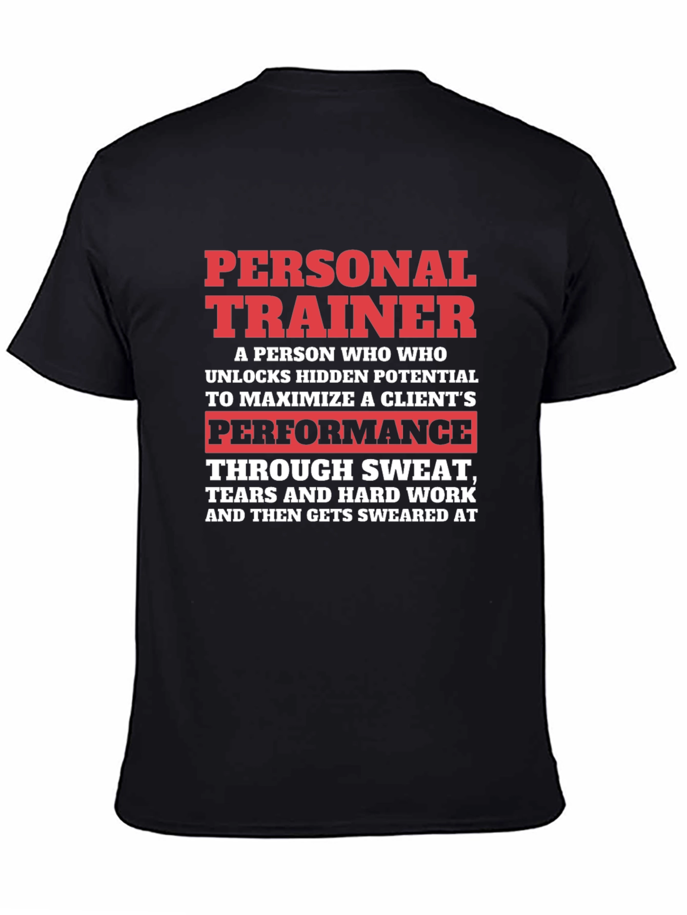 Camiseta Personal Trainer: Sacrificio y Resultados