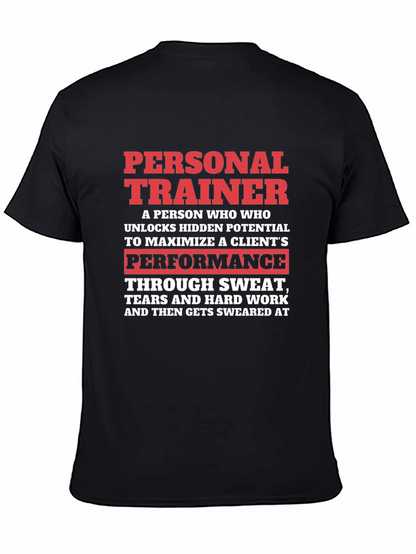 Camiseta Personal Trainer: Sacrificio y Resultados